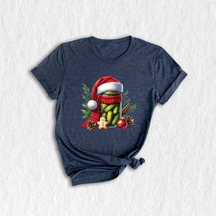 Christmas Pickles Shirt, Funny Christmas Pickle Shirt, Retro Canned Pickles Shirt, Pickle Lover Shirt, Christmas Gift, Pickle Xmas Shirt