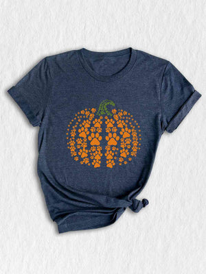 Pumpkin Heart Shirt, Thanksgiving Family Shirt, Autumn Floral Tee, Pumpkin and Acorn Tee, Cute Fall Outfit, Family Matching Shirts