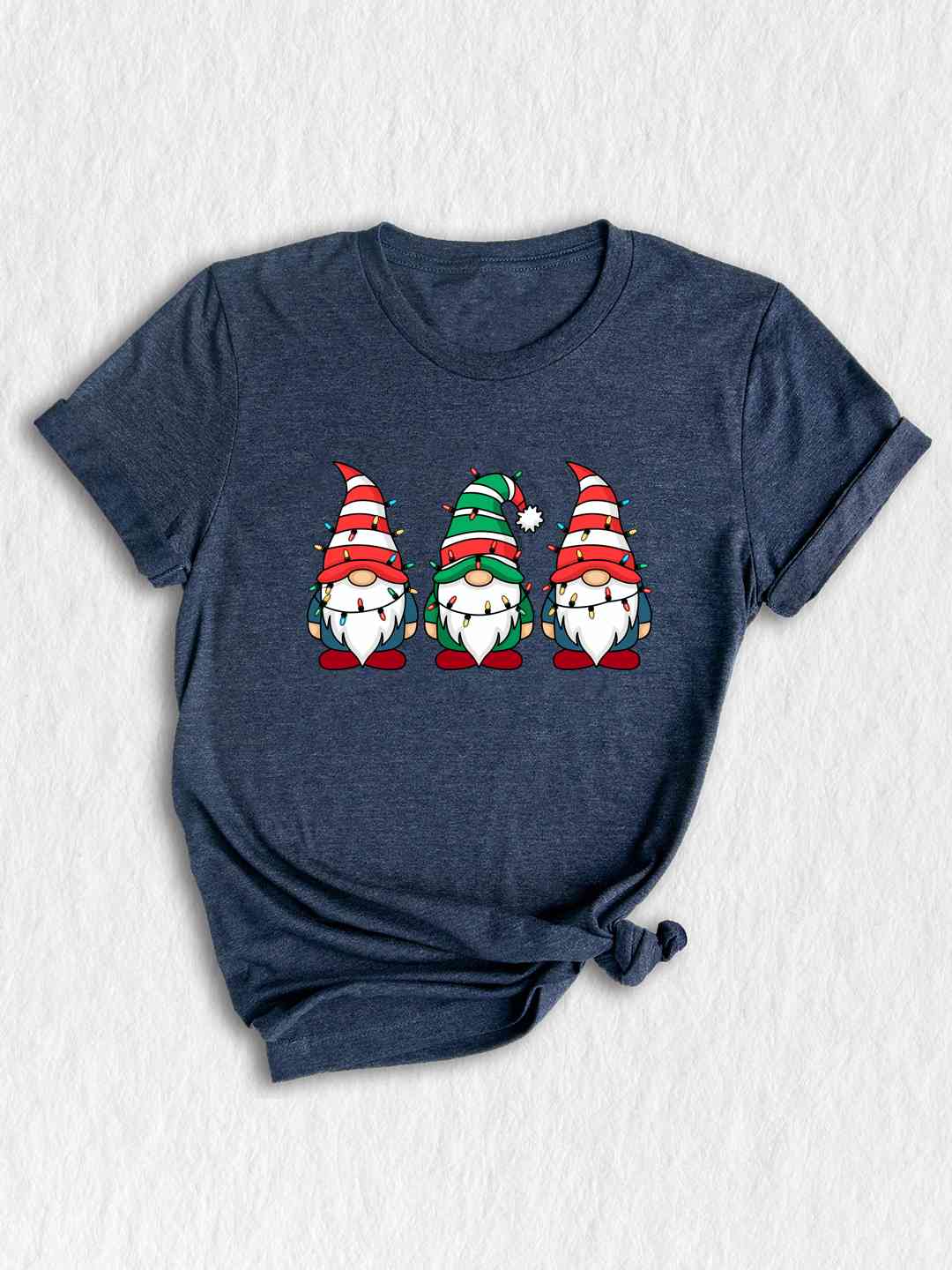 Christmas Gnome Shirt, Cute Gnomes Shirts, Christmas Lights Shirts, Merry Family Shirt, Funny Gnome with Lights Shirt