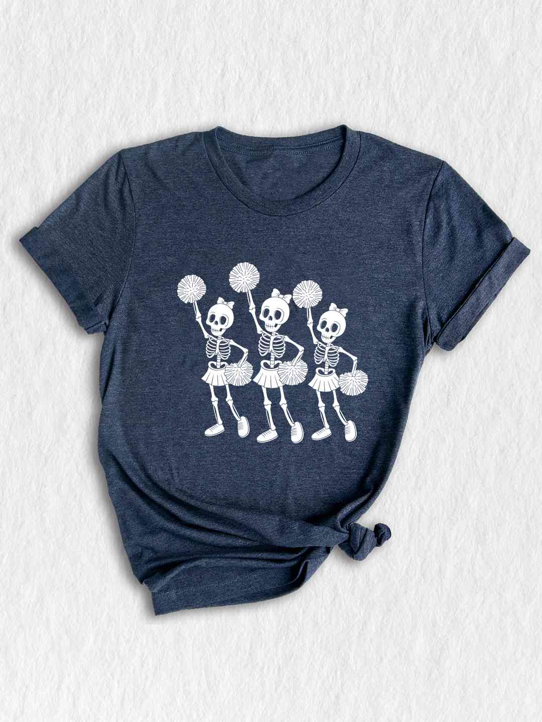 Cheerleader Skeletons Shirt, Cheer Shirt, Halloween Shirt, Spooky Season Shirt, Trendy Halloween Shirt, Cheerleading Shirt, Cheer Mom Shirt