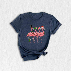 Flamingo Christmas shirt, Cute Flamingo Shirt, Pink Flamingo Shirt, Flamingo Lover Gift, Funny Flamingo Shirt, Christmas Shirt