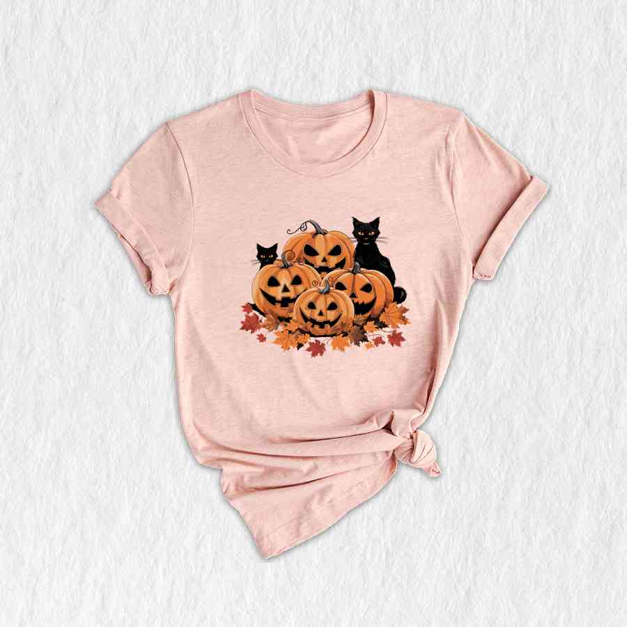 Vintage Halloween Shirt, Vintage 90s Black Cat Halloween Shirt, Retro Halloween Shirt, Spooky Season Tee, Pumpkin Shirt, Halloween Shirt