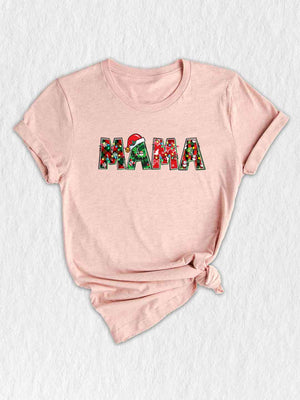 Christmas Mama Shirt, Christmas Gift For Mama, Women's Christmas Shirt, Cute Christmas Shirt, Happy Christmas Shirt, Holly Jolly Mama