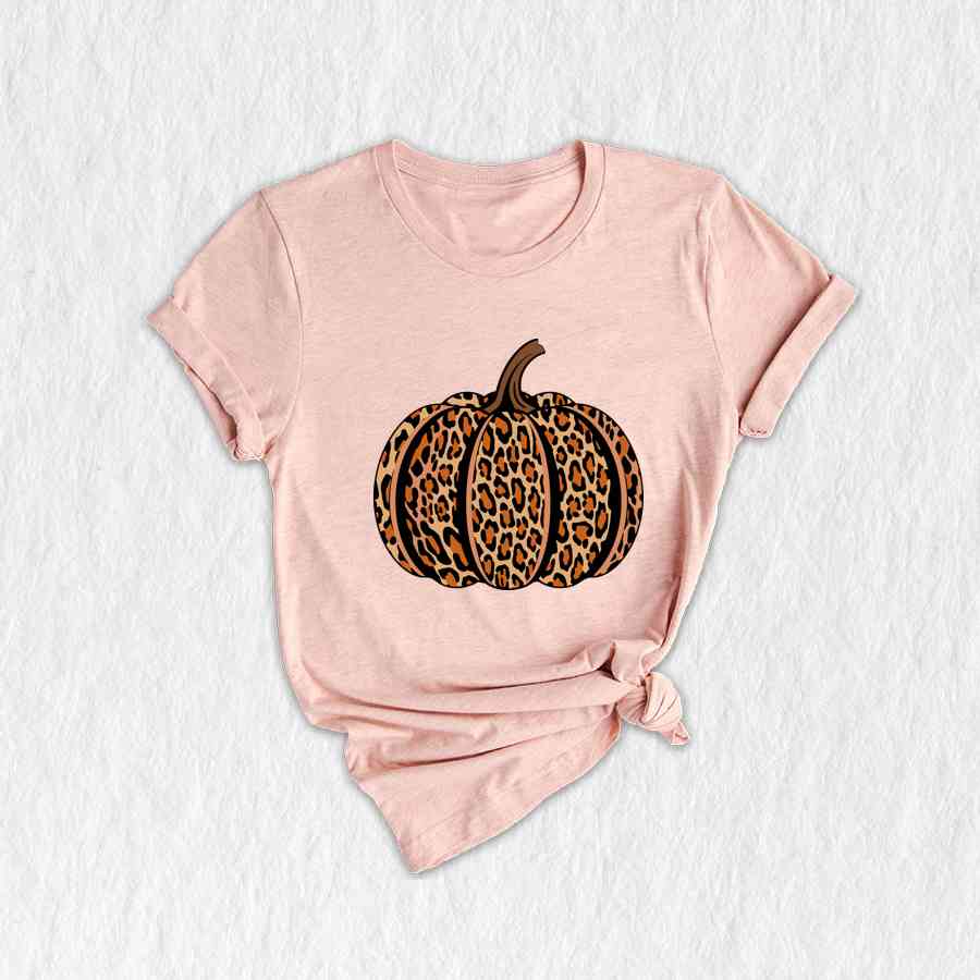 Leopard Pumpkin Shirt, Cute Leopard Pumpkin Tee, Thanksgiving Shirt, Family Thanksgiving Shirt, Fall Lover Shirt, Cute Pumpkin Shirt