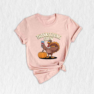 Thanksgiving Crew Shirt, Thanksgiving Gift, Cute Thanksgiving Shirt, Matching Thanksgiving Shirt, Thanksgiving Day Gifts