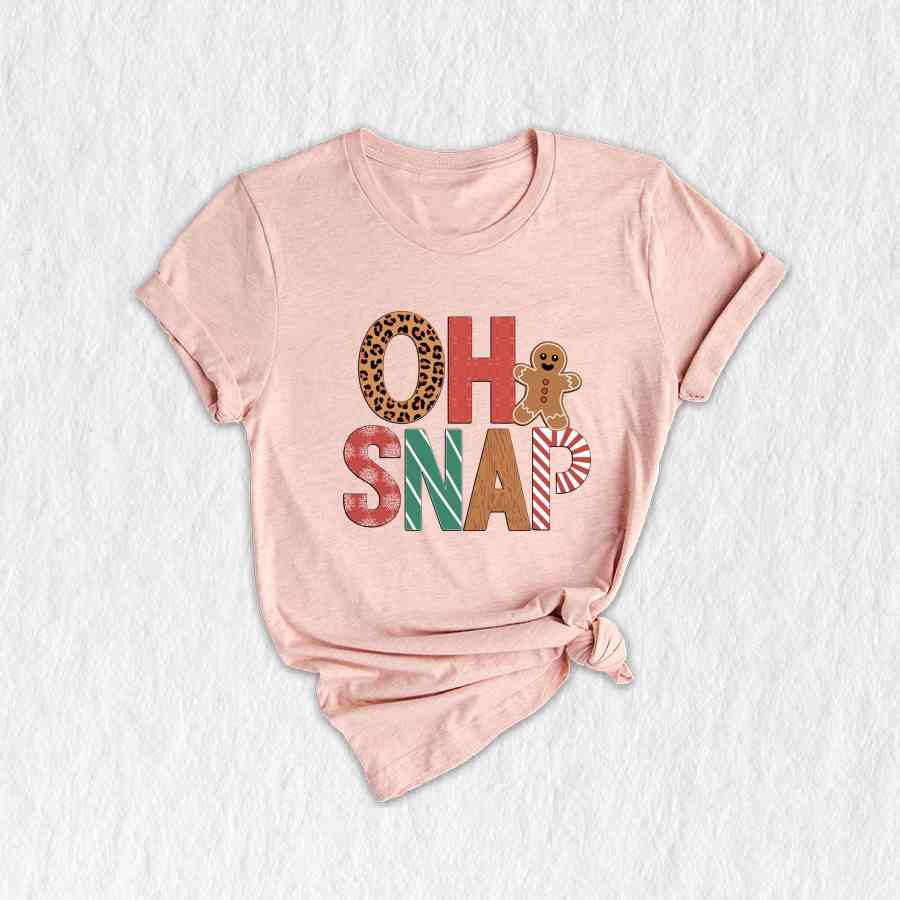 Oh Snap Shirt, Gingerbread Christmas Shirt, Funny Christmas Shirt, Christmas Shirt, Gingerbread Shirt, Holiday Gift