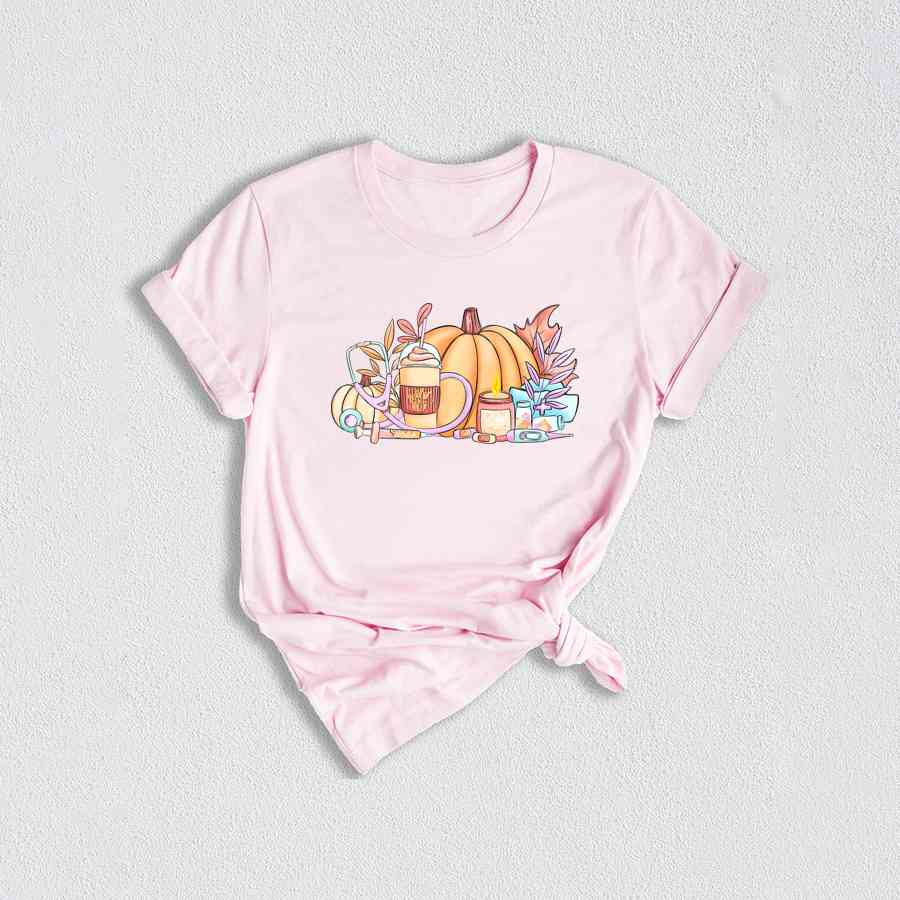 Nurse Fall Shirt, Pumpkin and Stethoscope, Nurse Pumpkin Shirt, Nurse Autumn Shirt, Nurse Fall Gift, Nurse Life Shirt