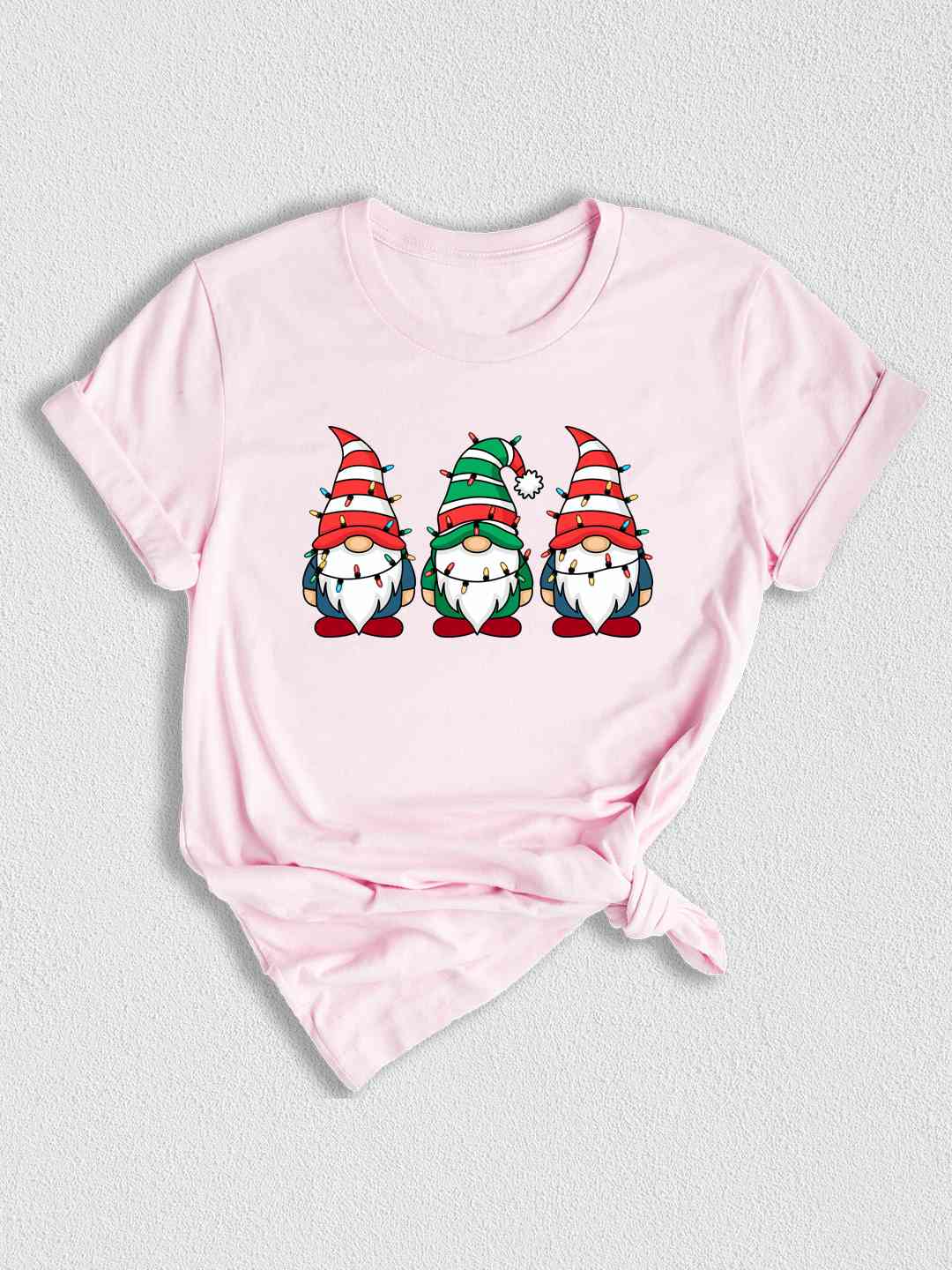 Christmas Gnome Shirt, Cute Gnomes Shirts, Christmas Lights Shirts, Merry Family Shirt, Funny Gnome with Lights Shirt