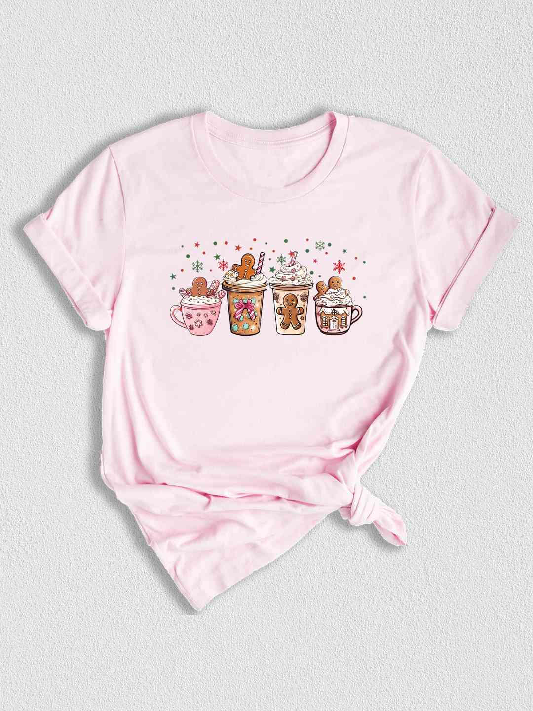 Gingerbread Christmas Coffee Shirt, Christmas Coffee Shirt, Holiday Shirt, Xmas Shirt, Coffee Lover Shirt, Latte Drink Shirt, Cozy Shirt