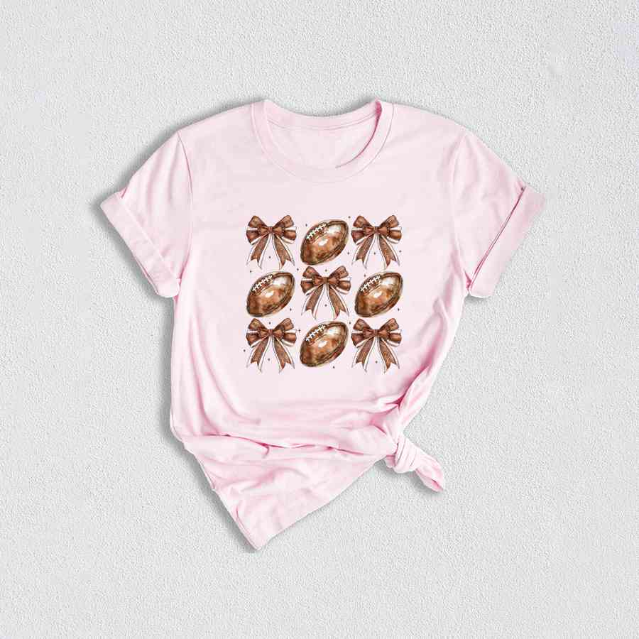 Coquette Football Shirt, Football Lover Shirt, Football Player Shirt, Football Mama Shirt, Football Gift, Fall Football Shirt