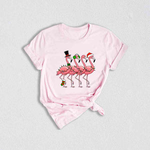 Flamingo Christmas shirt, Cute Flamingo Shirt, Pink Flamingo Shirt, Flamingo Lover Gift, Funny Flamingo Shirt, Christmas Shirt