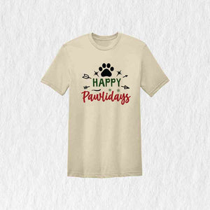 Happy Pawlidays Shirt, Christmas Dog Shirt, Dogs Shirt, Merry Woofmas Shirt, Funny Christmas Shirt, Puppy Christmas Shirt, Holiday Shirt