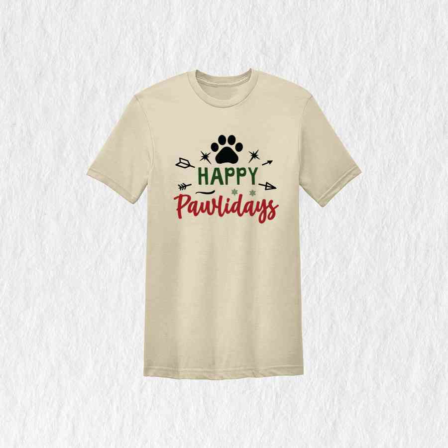 Happy Pawlidays Shirt, Christmas Dog Shirt, Dogs Shirt, Merry Woofmas Shirt, Funny Christmas Shirt, Puppy Christmas Shirt, Holiday Shirt