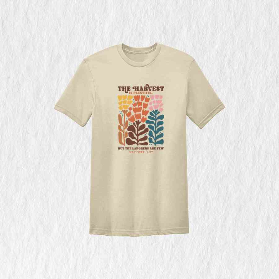 The Harvest Is Plentiful But The Laborers Are Few Shirt, Bible Verse Fall Shirt, Christian Fall Shirt, Floral Fall Shirt, Jesus Shirt