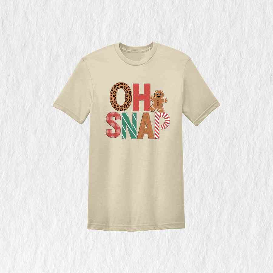 Oh Snap Shirt, Gingerbread Christmas Shirt, Funny Christmas Shirt, Christmas Shirt, Gingerbread Shirt, Holiday Gift