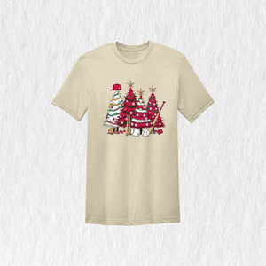 Baseball Xmas Trees Tee, Baseball Lover Gift, Christmas Tree Shirt, Baseball Christmas Trees, Baseball Tree T-shirt, Boy Christmas Shirt