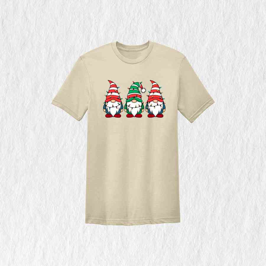 Christmas Gnome Shirt, Cute Gnomes Shirts, Christmas Lights Shirts, Merry Family Shirt, Funny Gnome with Lights Shirt