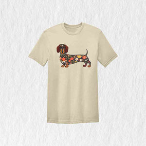 Floral Dachshund Shirt, Cute Dog Shirt, Funny Dog Shirt, Dog Mama Shirt, Dachshund Shirt, Cute Dachshund Shirt, Dachshund Lover Gift