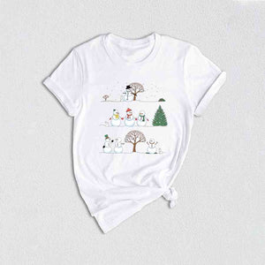 Christmas Snowman Shirt, Winter Shirt, Snowman Shirt, Cute Snowman Shirt, Christmas Shirt, Family Christmas Shirts