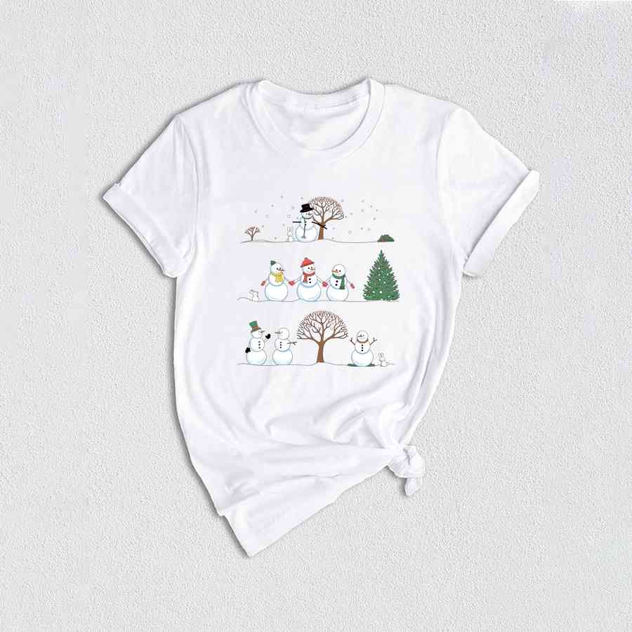 Christmas Snowman Shirt, Winter Shirt, Snowman Shirt, Cute Snowman Shirt, Christmas Shirt, Family Christmas Shirts