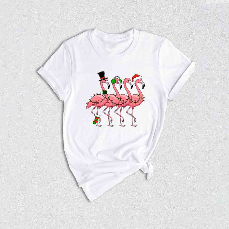 Flamingo Christmas shirt, Cute Flamingo Shirt, Pink Flamingo Shirt, Flamingo Lover Gift, Funny Flamingo Shirt, Christmas Shirt