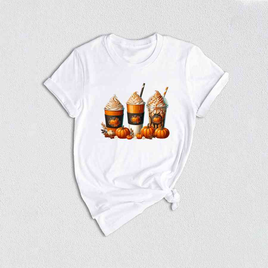 Fall Coffee Shirt, Cute Fall shirt, Thanksgiving Shirt, Halloween Shirt, Fall t shirt, Coffee Lover Shirt, Pumpkin Spice Shirt