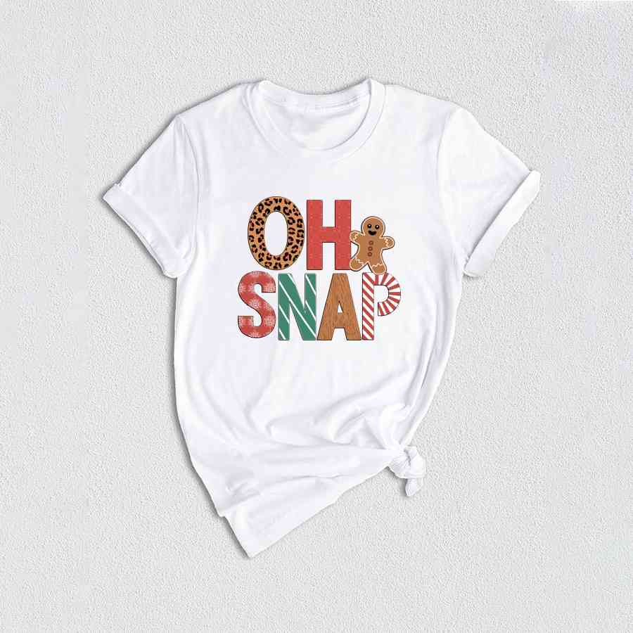 Oh Snap Shirt, Gingerbread Christmas Shirt, Funny Christmas Shirt, Christmas Shirt, Gingerbread Shirt, Holiday Gift