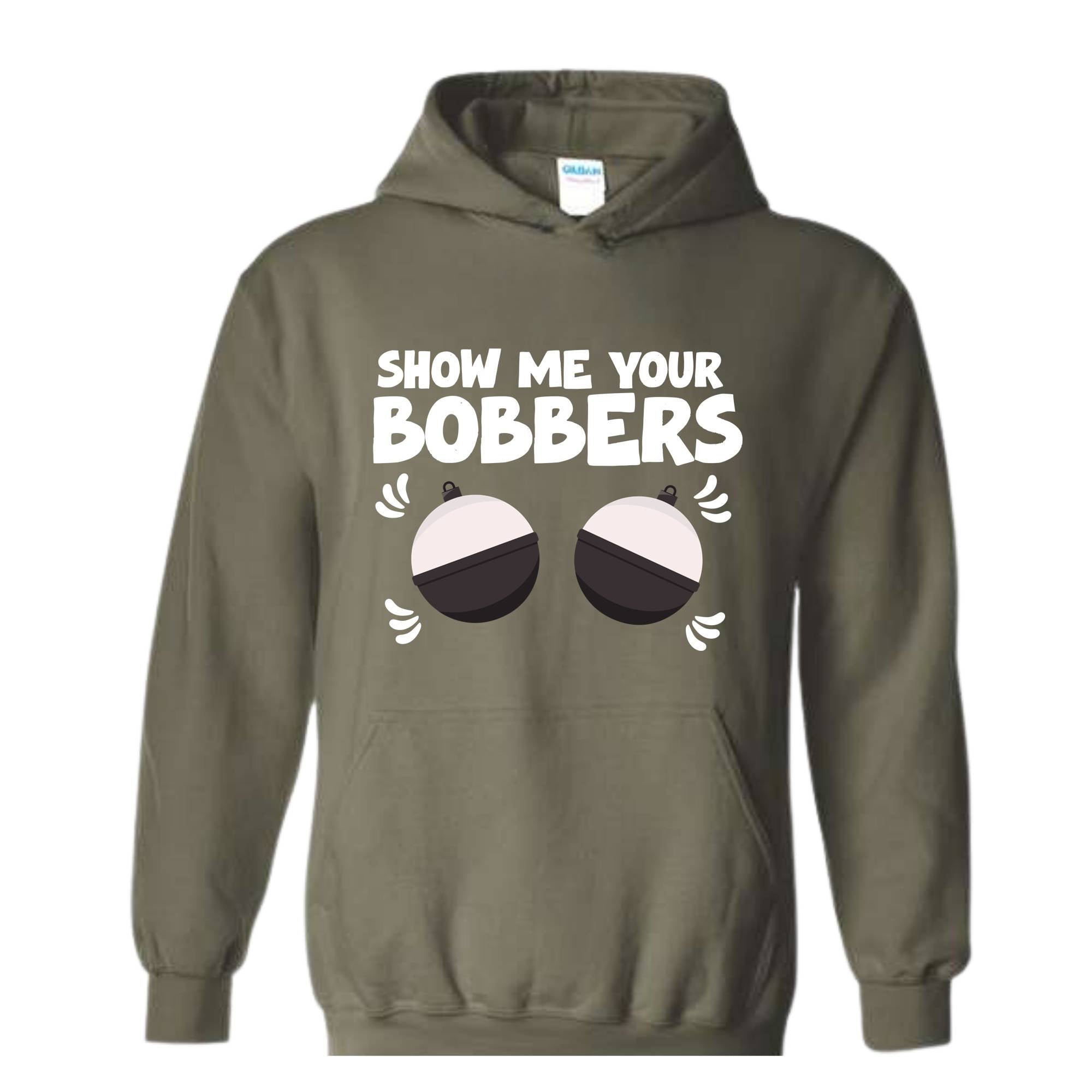 Show Me Your Bobbers Sweatshirt, Funny Fishing Sweatshirt, Fish Hoodie, Gift For Fisherman Sweatshirt, Adult Humor Sweatshirt