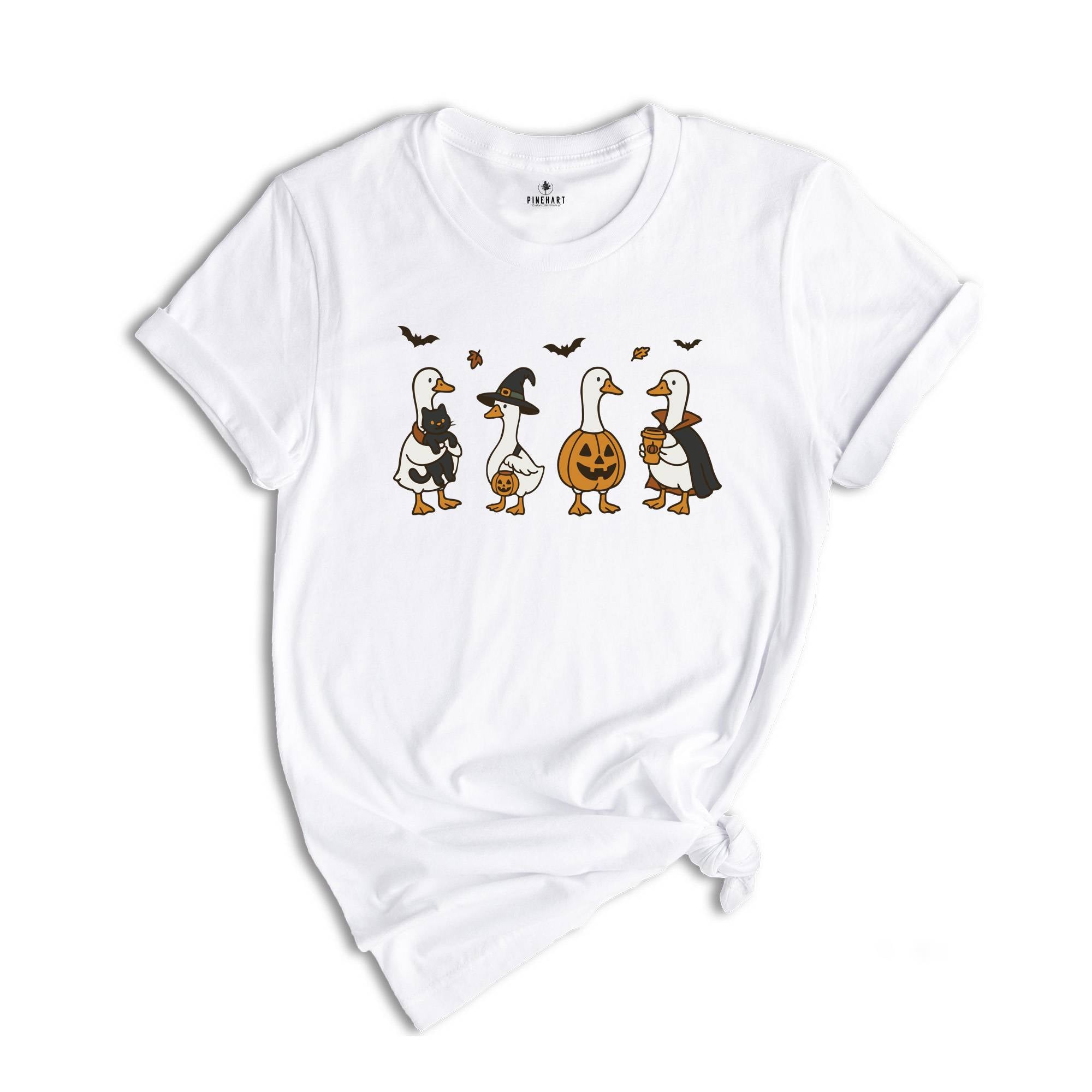 Silly Goose Halloween Shirt, Goose Shirt, Halloween Ghost Shirt, Fall Shirt, Spooky Shirt, Pumpkin Costume Shirt