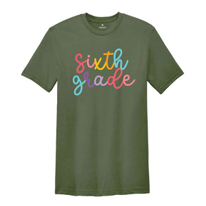 Sixth Grade Shirt, Hello School Shirt, Back To School Shirt, Back To School Gift, Teacher Appreciation, School Gift, School Shirt