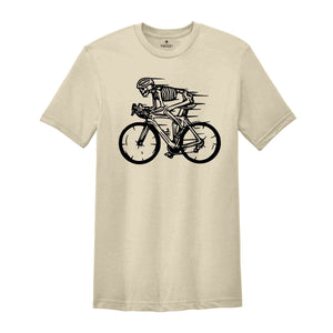 Skeleton Bike Shirt, Funny Bike T shirt, Skeleton Shirt, Race Bike Shirt, Bicycle Race Shirt, Funny Bicycle Tshirt, Cycling Shirt, Bike Gift