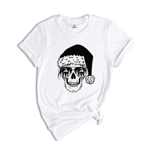Skull Shirt, Christmas Skull, Christmas Gift, Santa Claus Shirt, Cute Christmas Shirt, Christmas Shirt, Holiday Shirt, Matching Shirt