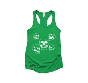 Skull Tank Top, Vintage Skull Tank Top, Skeleton Tank Top, Vintage Tank Top, Skulls Tank Top, Hippie Tank Top, Halloween Tank Top