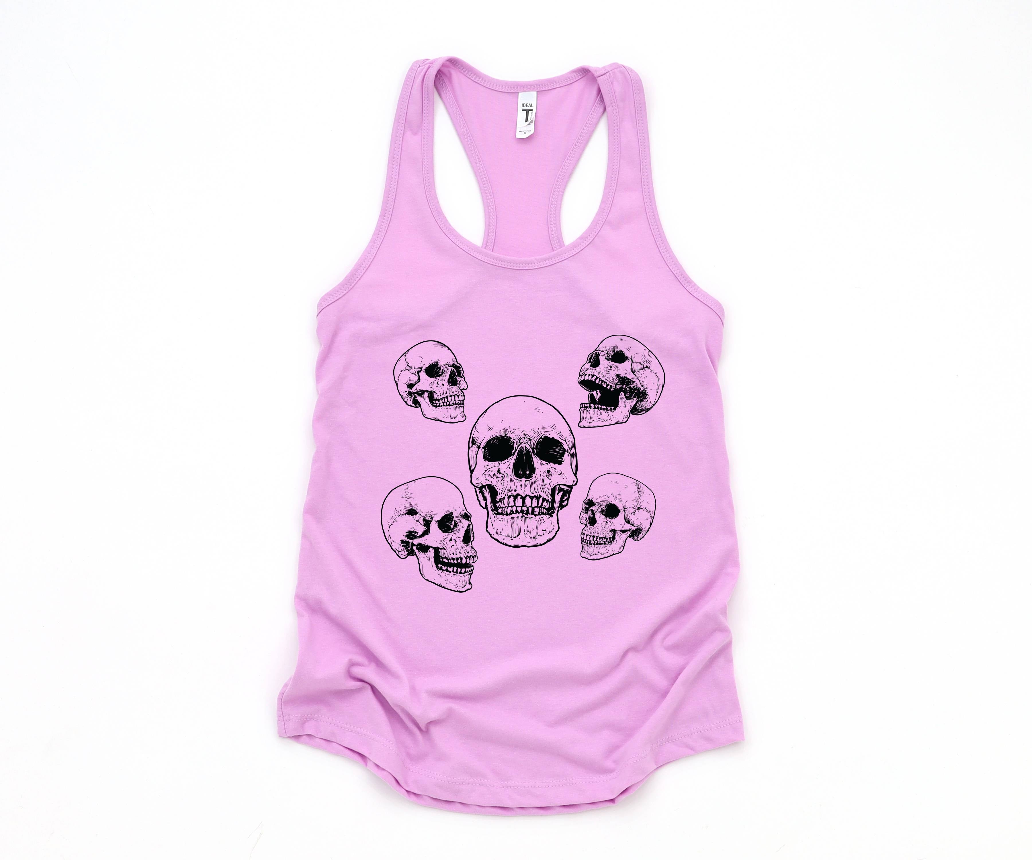 Skull Tank Top, Vintage Skull Tank Top, Skeleton Tank Top, Vintage Tank Top, Skulls Tank Top, Hippie Tank Top, Halloween Tank Top