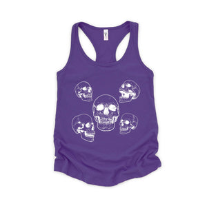 Skull Tank Top, Vintage Skull Tank Top, Skeleton Tank Top, Vintage Tank Top, Skulls Tank Top, Hippie Tank Top, Halloween Tank Top