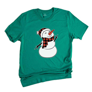 Snowman Shirt, Christmas Snowman Shirt, Cute Snowman T-Shirt, Xmas Snowman Shirt, Santa Snowman Shirt, Holiday Shirt
