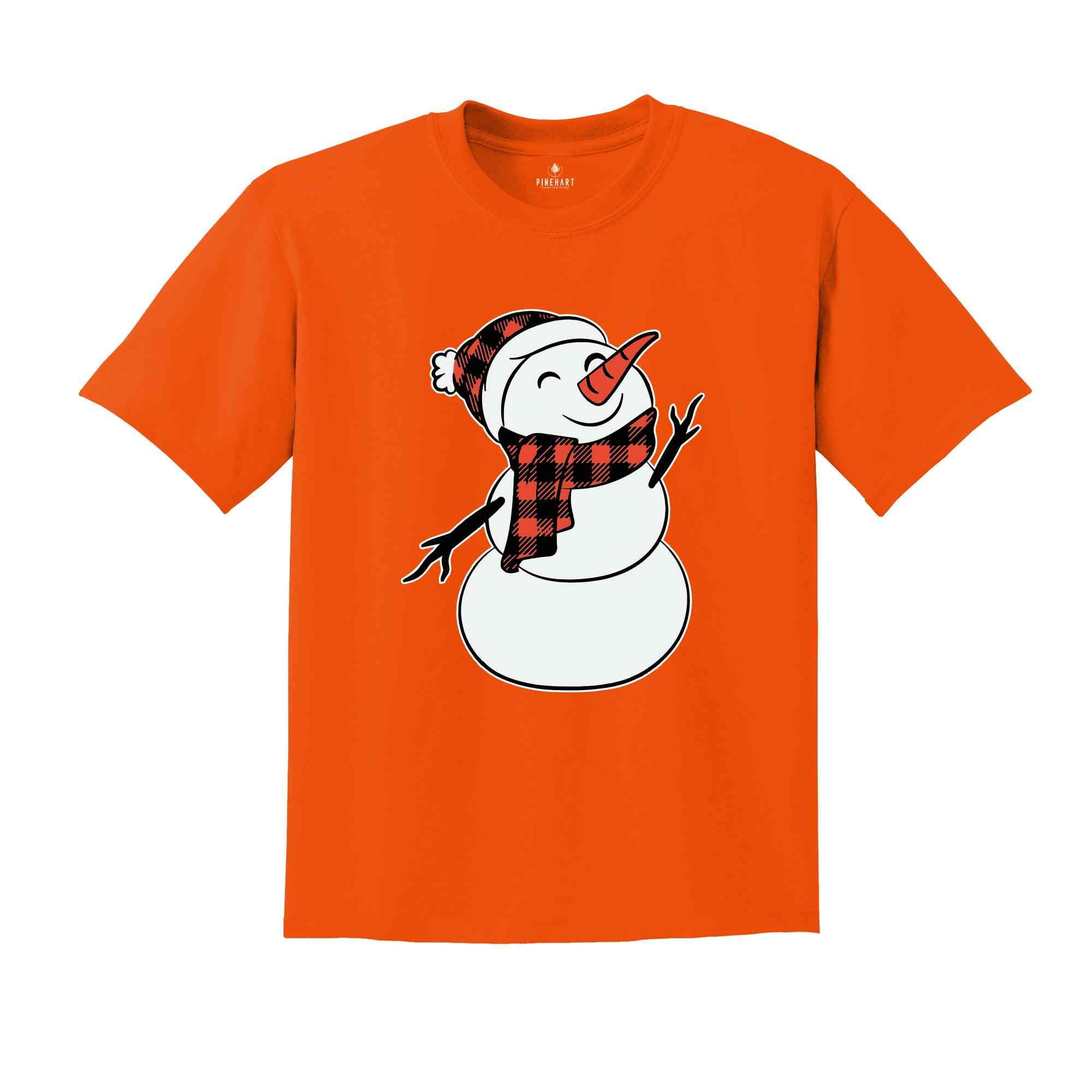 Snowman Shirt, Christmas Snowman Shirt, Cute Snowman T-Shirt, Xmas Snowman Shirt, Santa Snowman Shirt, Holiday Shirt