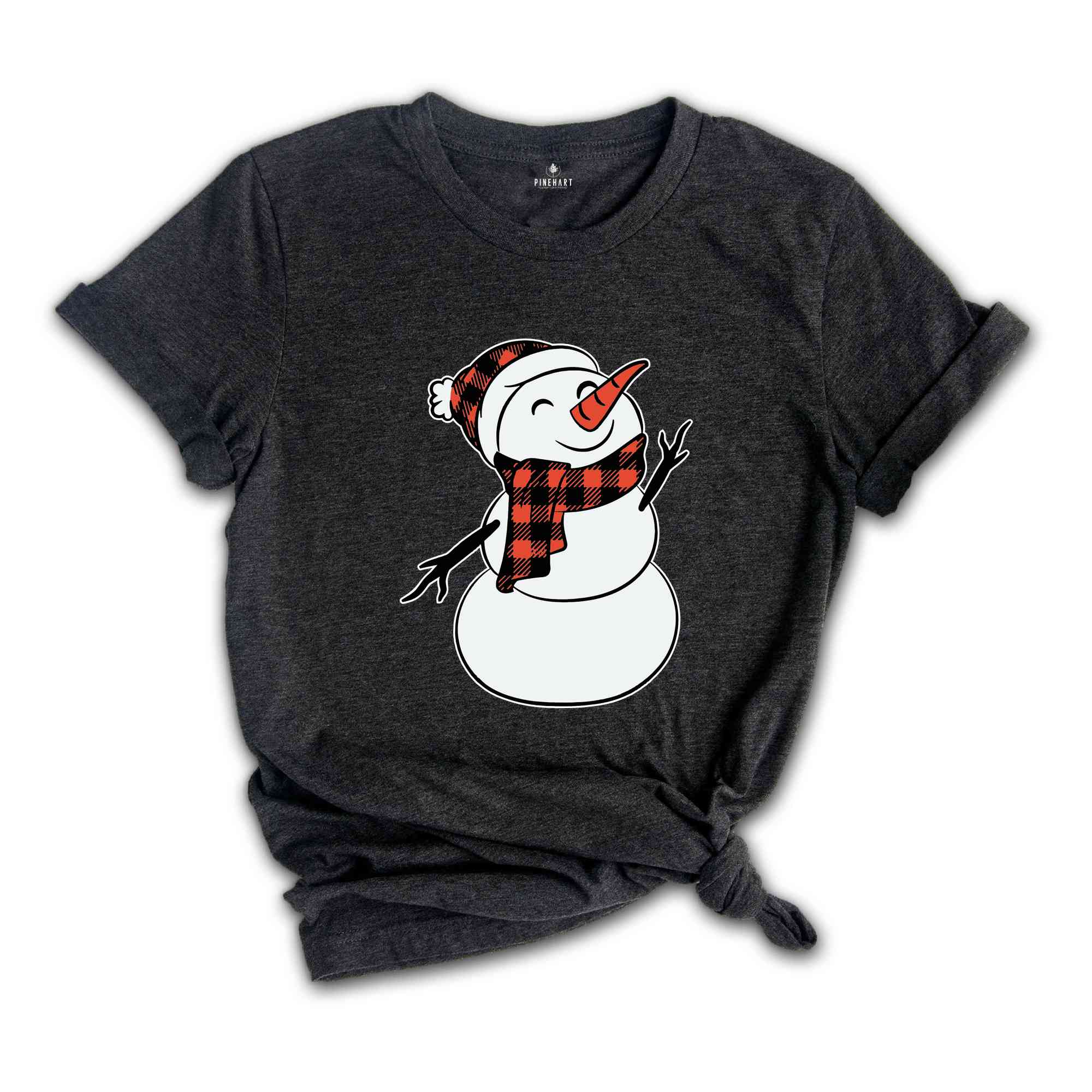 Snowman Shirt, Christmas Snowman Shirt, Cute Snowman T-Shirt, Xmas Snowman Shirt, Santa Snowman Shirt, Holiday Shirt