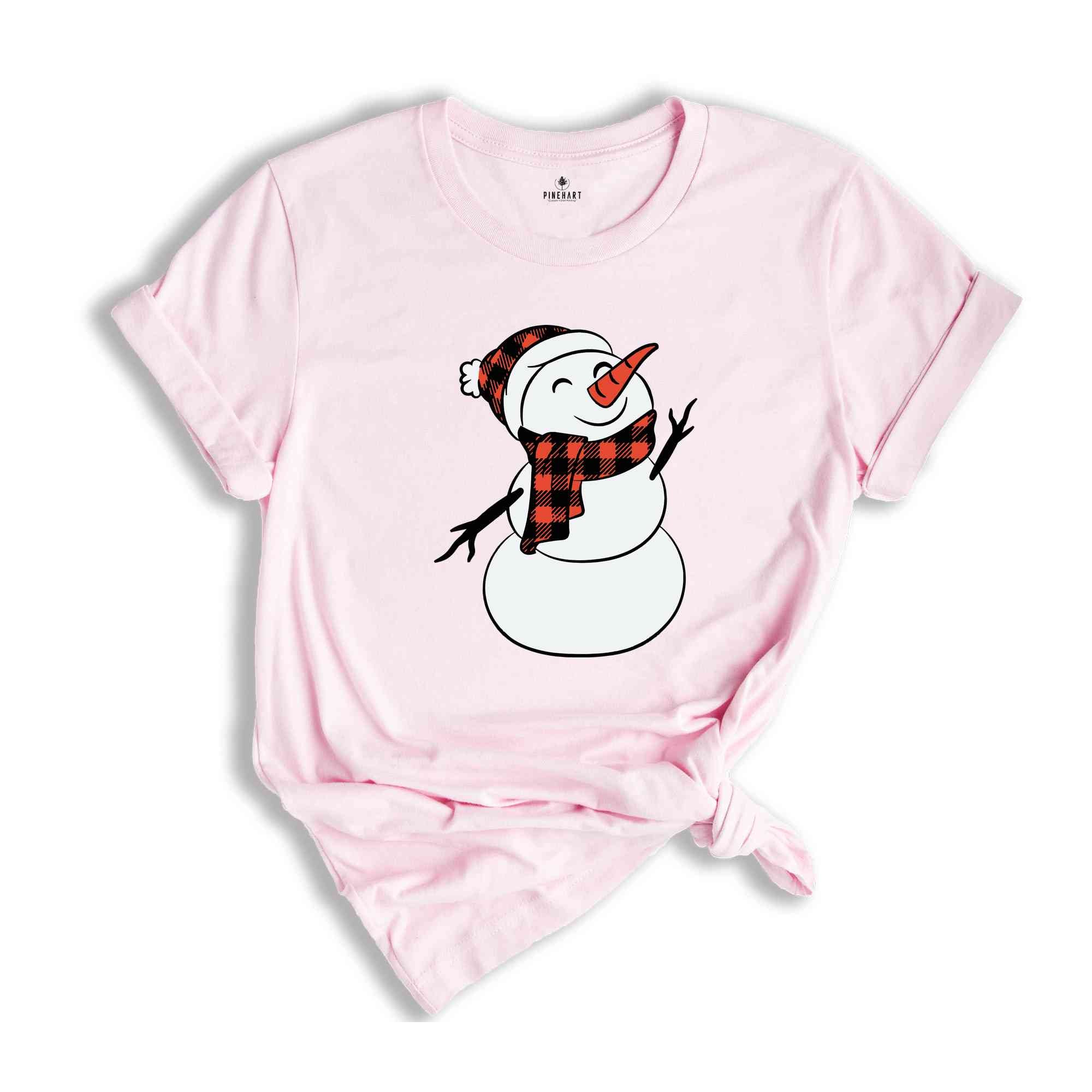 Snowman Shirt, Christmas Snowman Shirt, Cute Snowman T-Shirt, Xmas Snowman Shirt, Santa Snowman Shirt, Holiday Shirt