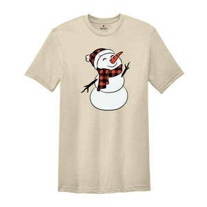 Snowman Shirt, Christmas Snowman Shirt, Cute Snowman T-Shirt, Xmas Snowman Shirt, Santa Snowman Shirt, Holiday Shirt