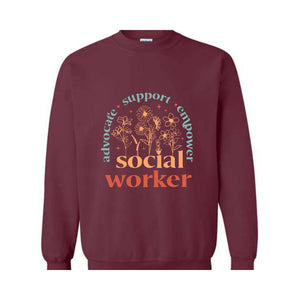 Social Worker Sweatshirt, Social Worker Hoodie, School Social Worker Sweatshirt, Social Worker Gifts