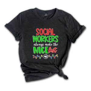 Social Workers Christmas Shirt, Social Workers New Year Shirt, Social Workers Appreciation Tee, Proud Social Worker Shirt