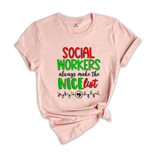 Social Workers Christmas Shirt, Social Workers New Year Shirt, Social Workers Appreciation Tee, Proud Social Worker Shirt