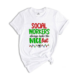 Social Workers Christmas Shirt, Social Workers New Year Shirt, Social Workers Appreciation Tee, Proud Social Worker Shirt