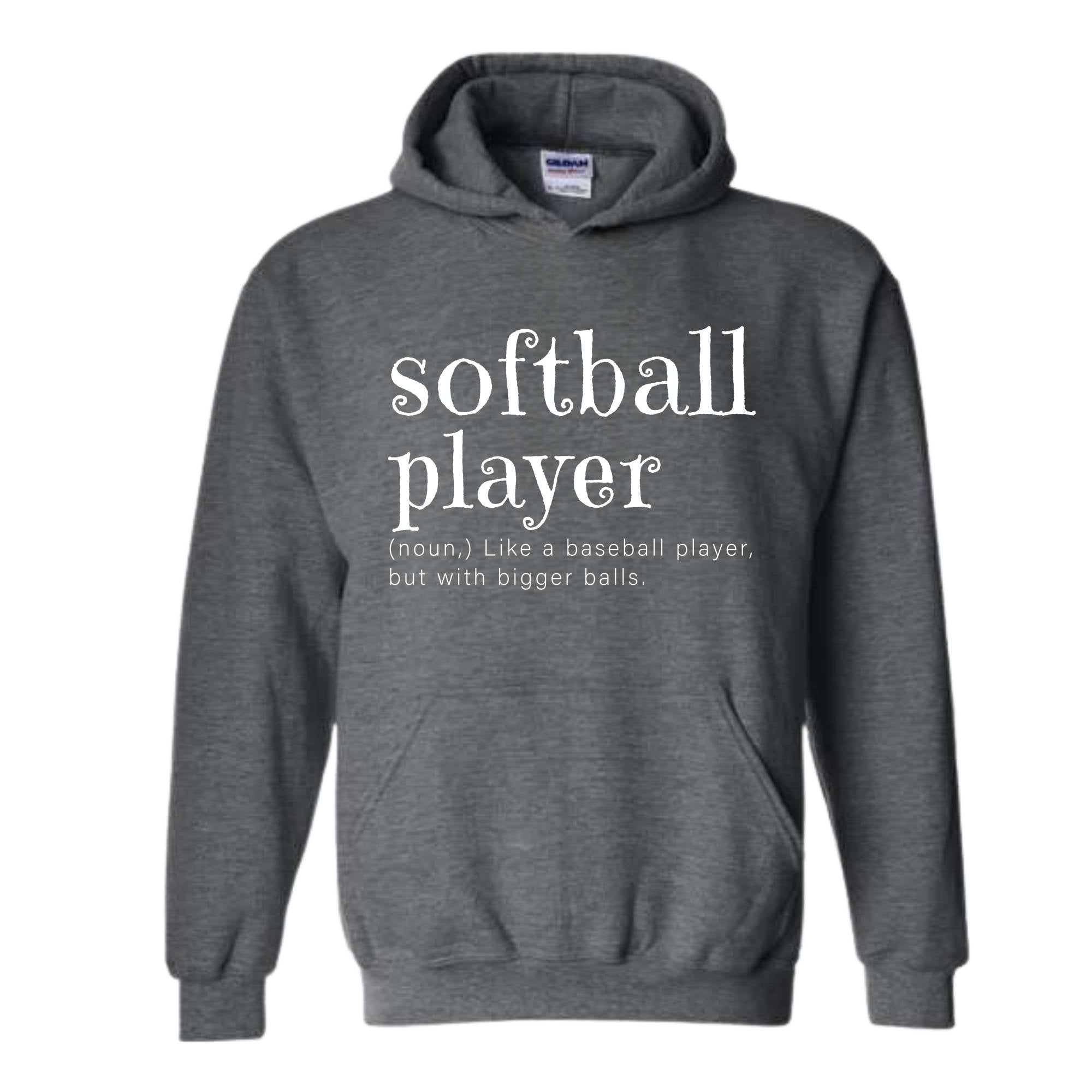 Softball Player Sweatshirt, Softball Hoodie, Funny Softball Tee, Softball Gift, Softball Lover Hoodie, College Softball, Gift for Softball