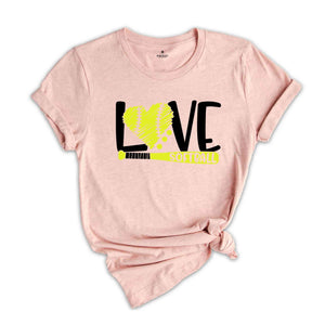 Softball Shirt, Softball Mom, Love Softball Shirt, Softball Mom Shirt, Baseball Shirt, Peace Love Softball, Baseball Sweatshirt