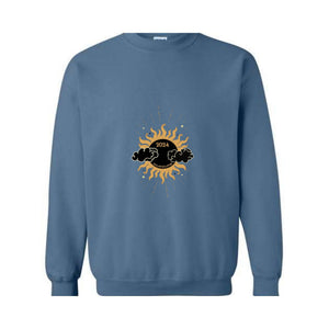 Solar Eclipse 2024 Sweatshirt, Path of Totality Sweatshirt, Countdown to Totality Hoodie, Celestial Sweatshirt, April 8 2024