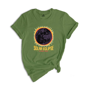 Solar Eclipse 2025 T-Shirt, April 8 2025 Solar Eclipse, Total Solar Eclipse Apparel, Solar Eclipse Shirt