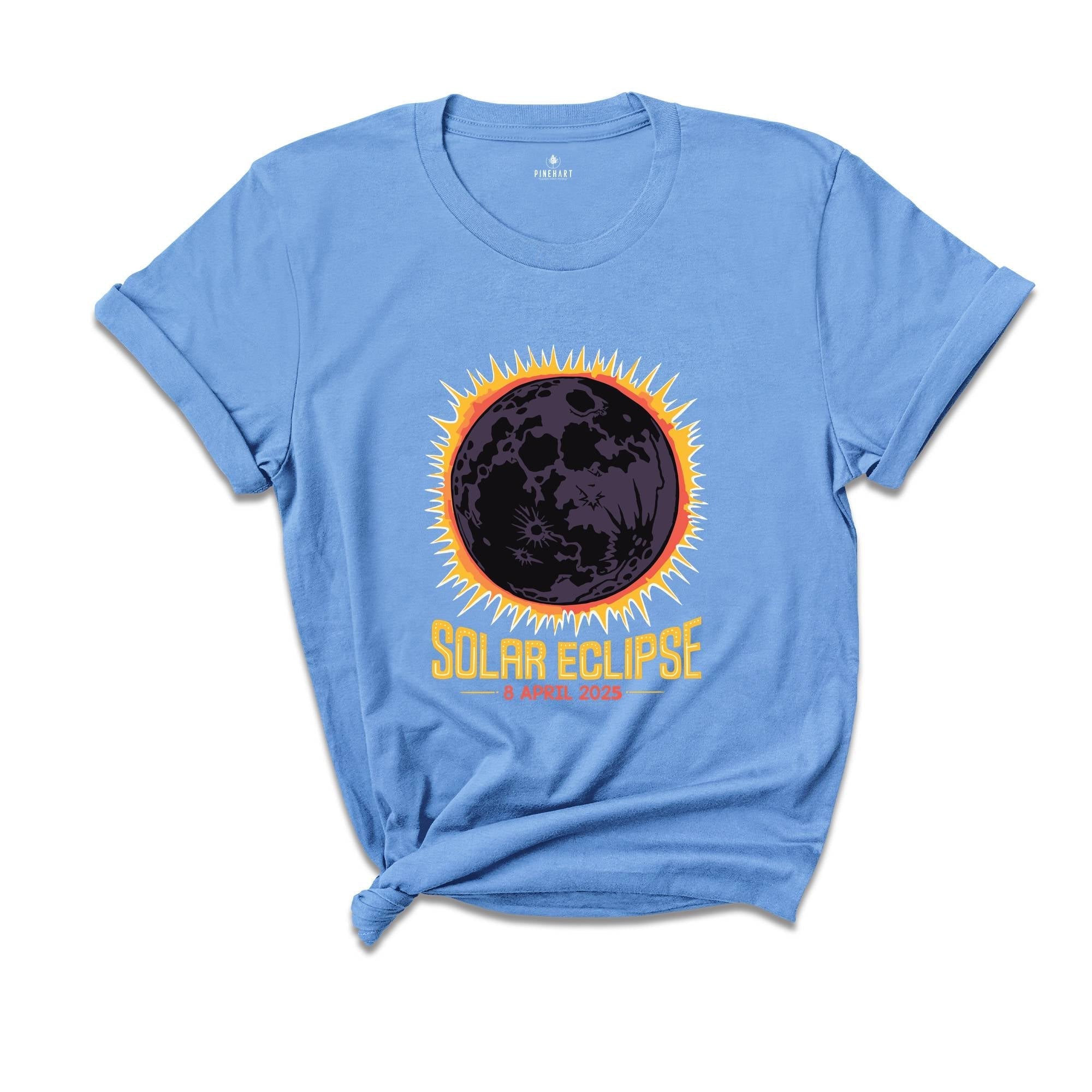 Solar Eclipse 2025 T-Shirt, April 8 2025 Solar Eclipse, Total Solar Eclipse Apparel, Solar Eclipse Shirt