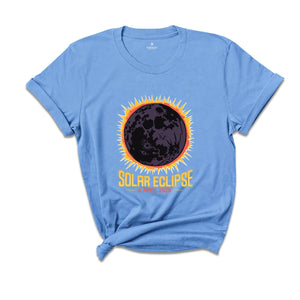 Solar Eclipse 2025 T-Shirt, April 8 2025 Solar Eclipse, Total Solar Eclipse Apparel, Solar Eclipse Shirt